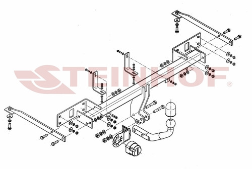 Tow Bar For Fiat Panda III 2012 to Present Models