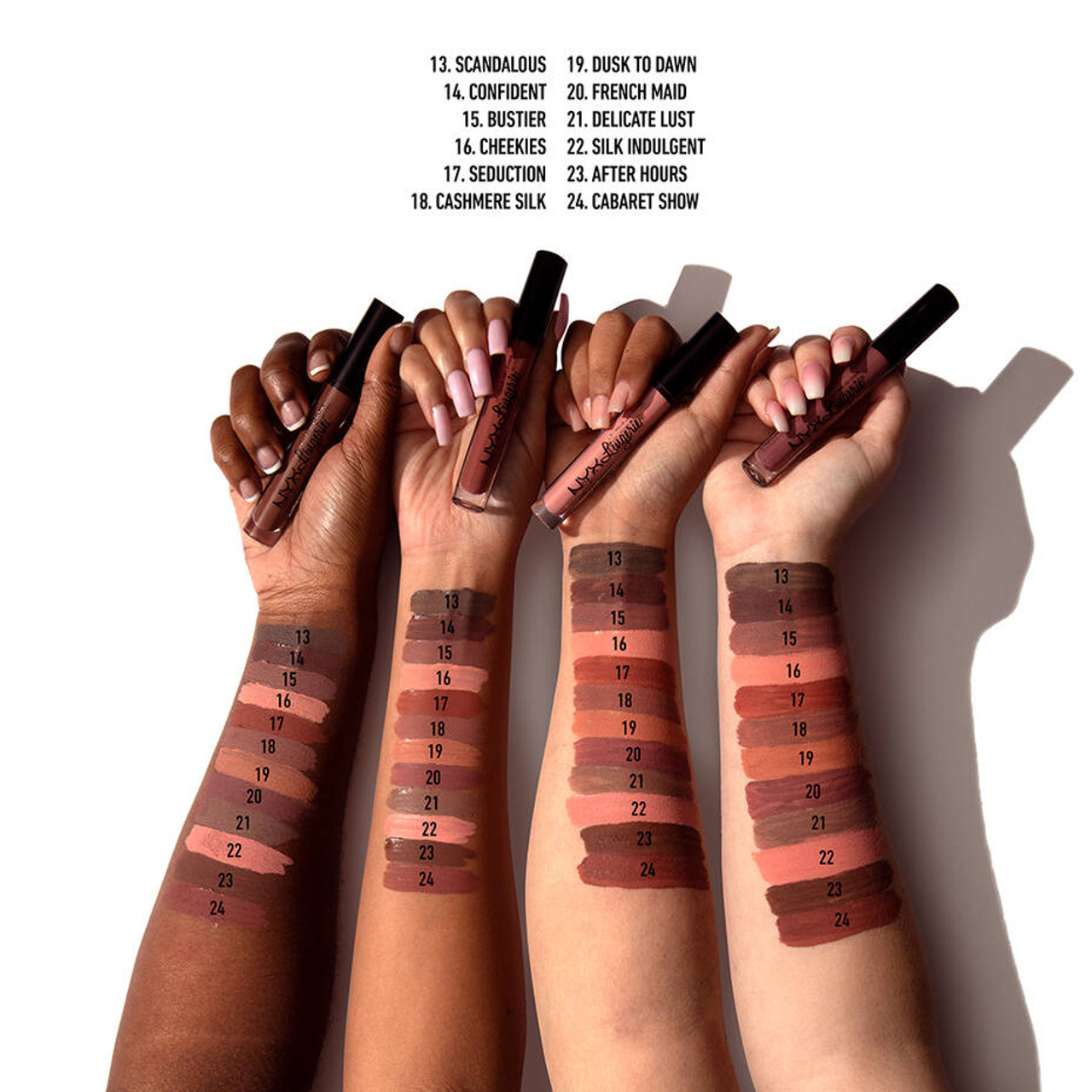 NYX Matte Lip Lingerie - Delicate Lust I Shades Of Ebony Beauty