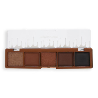 I Heart Revolution Mini Chocolate Eyeshadow Palette Dark Chocolate Cake