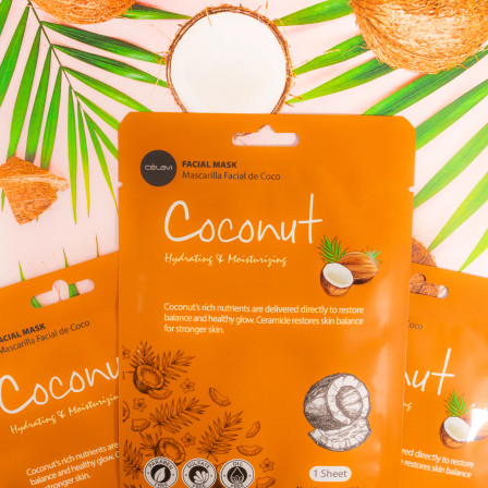 Celavie Coconut Skin Hydrating &  Moisturising  Face Mask 