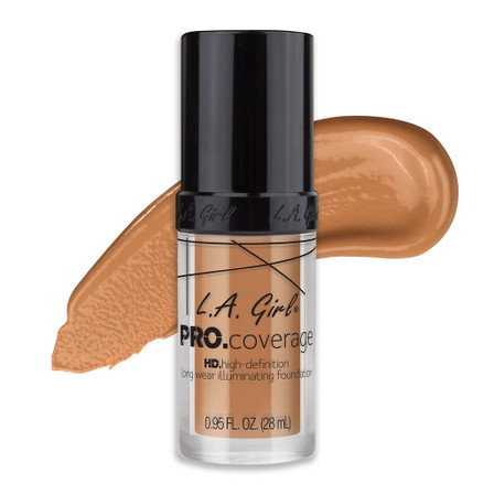 L.A Girl Pro Coverage Illuminating Foundation -  Soft Honey