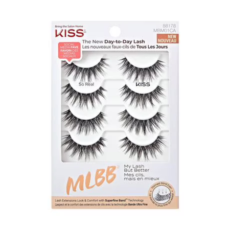 Kiss My Lash But Better Lashes 4 Pair Multi-pack - So Real