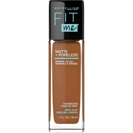 Maybelline Fit Me Matte + Poreless Liquid Foundation Makeup – 360 Mocha