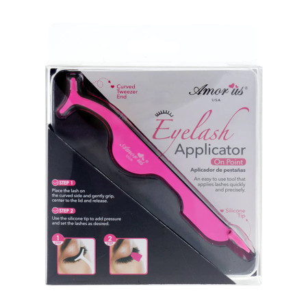 Amor Us On Point  Eyelash Applicator Pink