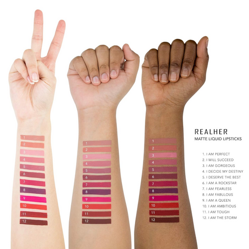 RealHer I Am Ambitious Matte Lipstick - Bright Red