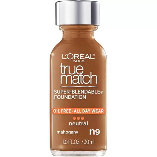 Loreal True Match Super Blendable Foundation - N9 Mahogany Loreal True Match Super Blendable Foundation - N9 Mahogany