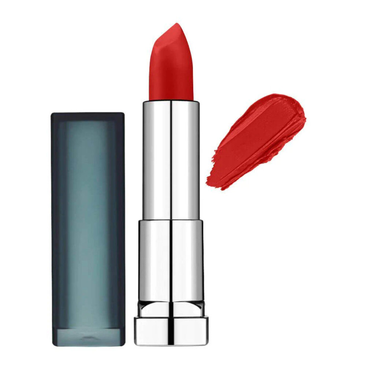 Maybelline Colour sensational Matte Lipstick - 965 Siren In Scarlet