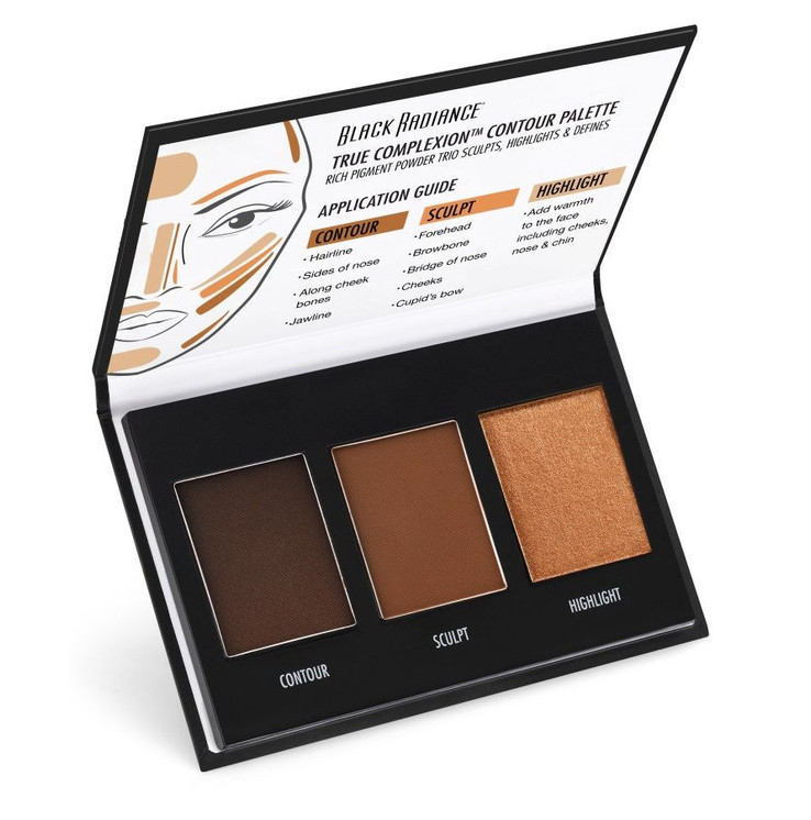 Black Radiance True Complexion Contour Palette Dark to Deep