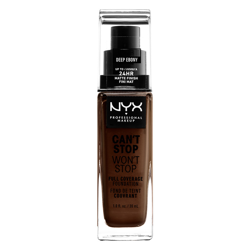 NYX Can't Stop Won't Stop Foundation - 25 Deep Ebony