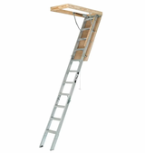 Aluminum Attic Ladder, 375-pound Capacity, 22 1/2" x 54"
