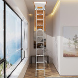 Aluminum Attic Ladder, 375-pound Capacity, 22 1/2" x 54"