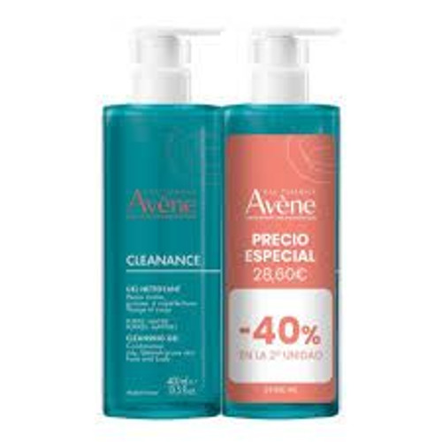 AVENE DUPLO CLEANANCE GEL LIMP 400 ML 2ºU. -40%