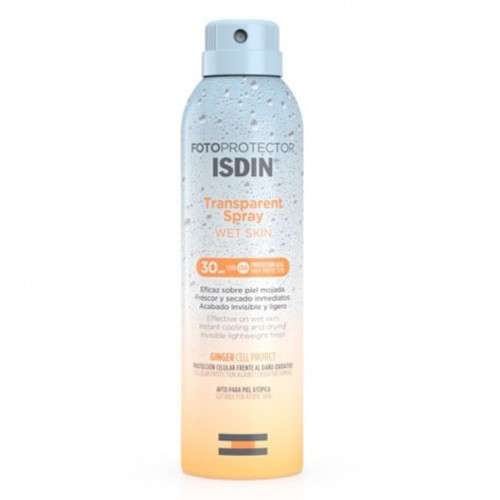 Fotoprotector isdin transparent spray wet skin SPF 30