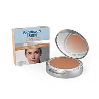 Isdin fotoprotector compacto SPF 50+ color bronce