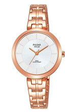 Pulsar Ladies Analog Solar Dress Watch - PY5064X1