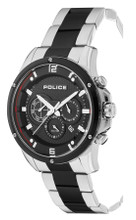 Police SHANDON Men's Quartz Watch Date Stainless Steel Band Black Dial - 15525JSTB/02M
