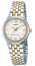 Lorus Women's Analogue Watch with Two-Tone Stainless Steel Bracelet & White Dial RRS99TX9
