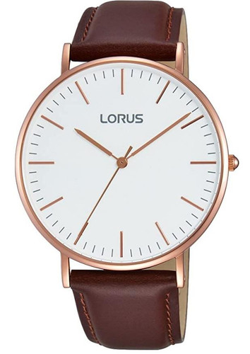 Lorus Men's Analogue Quartz Watch with Leather Strap RH880BX9
