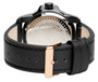 Police TROMSO Men's Quartz Watch Date Black Leather Strap Black Dial - 15526JSBR/02