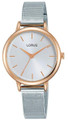 Lorus Women's Analogue Watch with Stainless Steel Mesh Bracelet & Grey Dial RG224PX9