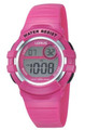 Lorus Girls LCD Digital Watch with Pink PU Strap R2387HX9