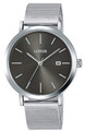Lorus Men's Analogue Watch with Stainless Steel Mesh Bracelet & Grey Sunray Dial RH919KX9