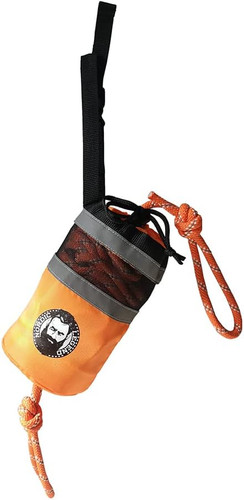 Nordic Legend Aurora Series Throw Bags for Water Rescue with 50ft Reflective Throw Rope, Floating Throw Bag for Ice Fishing