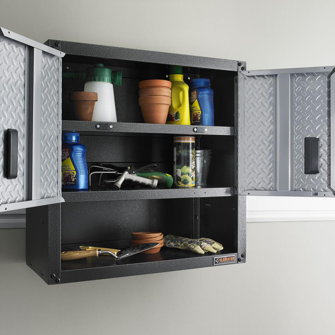 Gladiator GAWG28KDYG Ready-to-Assemble 3/4 Door Wall GearBox