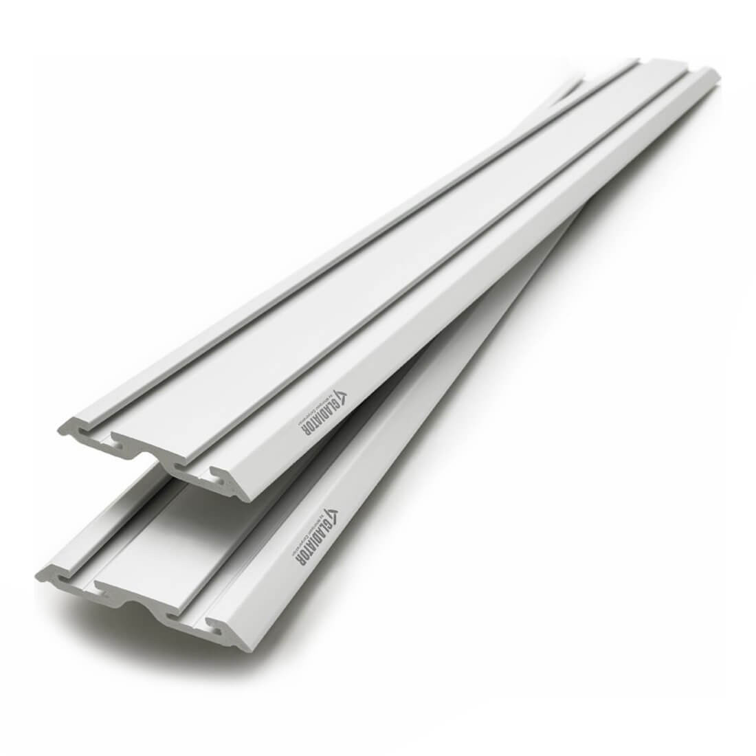 Gladiator 4-Foot Wide GearTrack Channels (Light Gray)