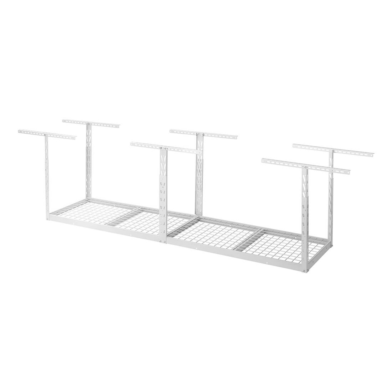 E-Z Storage Overhead Garage Ceiling Steel Storage Rack for Tote Containers  