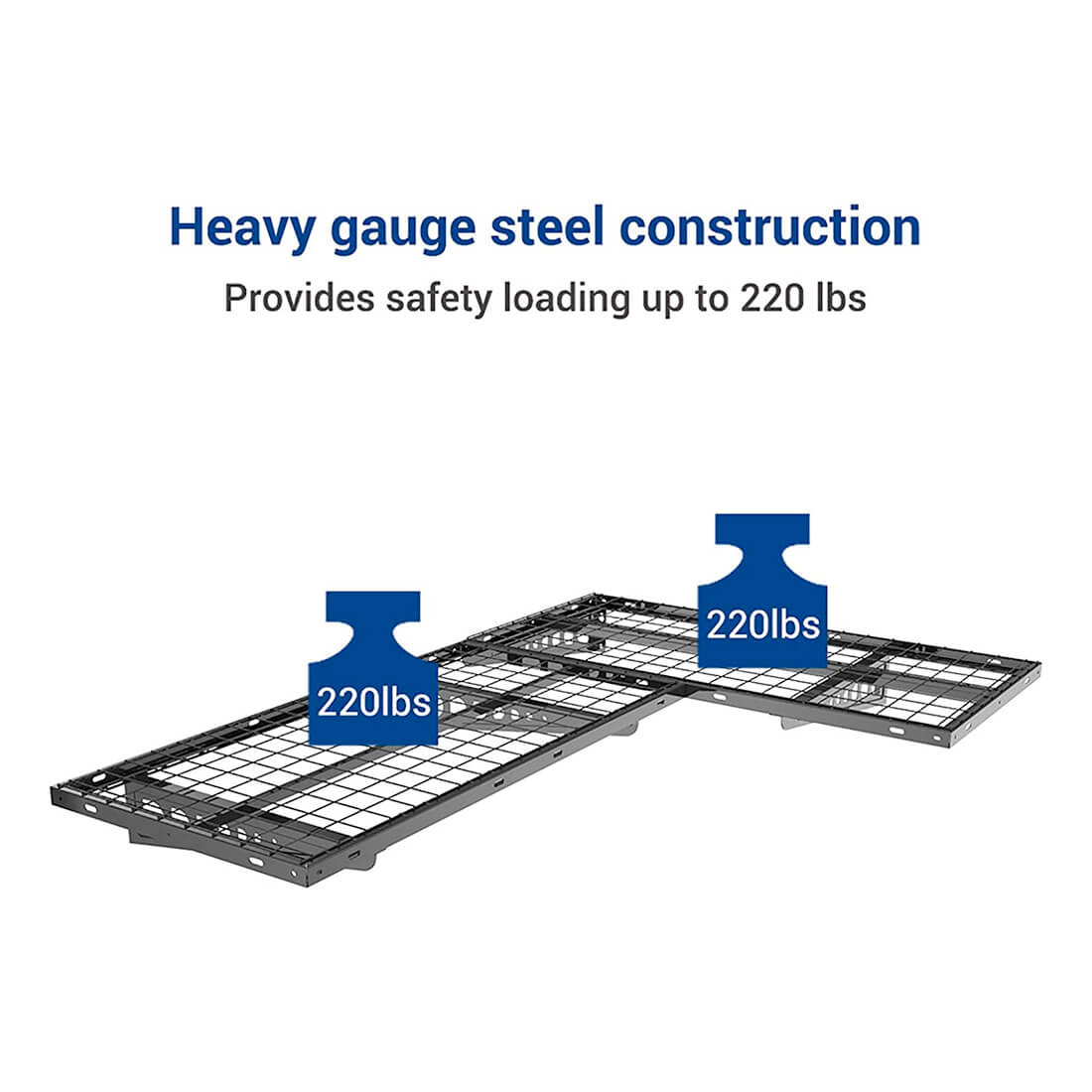 Fleximounts 2' X 4' Corner Wall Shelving (2-Pack) - Thumbnail 3