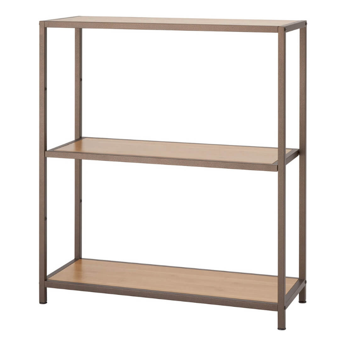 Trinity 32"W x 12"D x 36"H 3-Tier Bamboo Shelving (Bronze)
