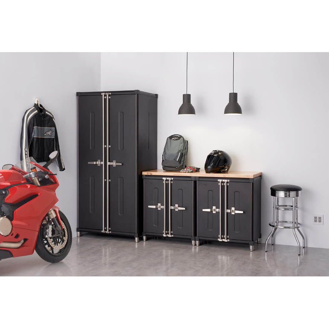 Trinity TSNPBK-0615 PRO 4-Piece Garage Cabinet Set