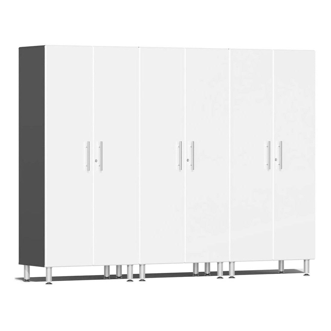 Ulti-MATE UG22630W 3-Piece Tall Garage Cabinet Kit in Starfire