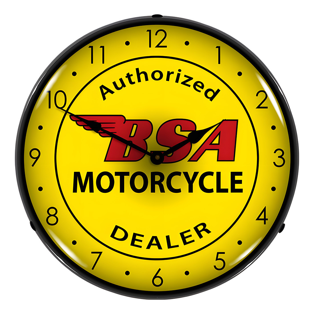 Collectable Sign and Clock BSA Motorcycle Backlit Wall Clock - Thumbnail 2