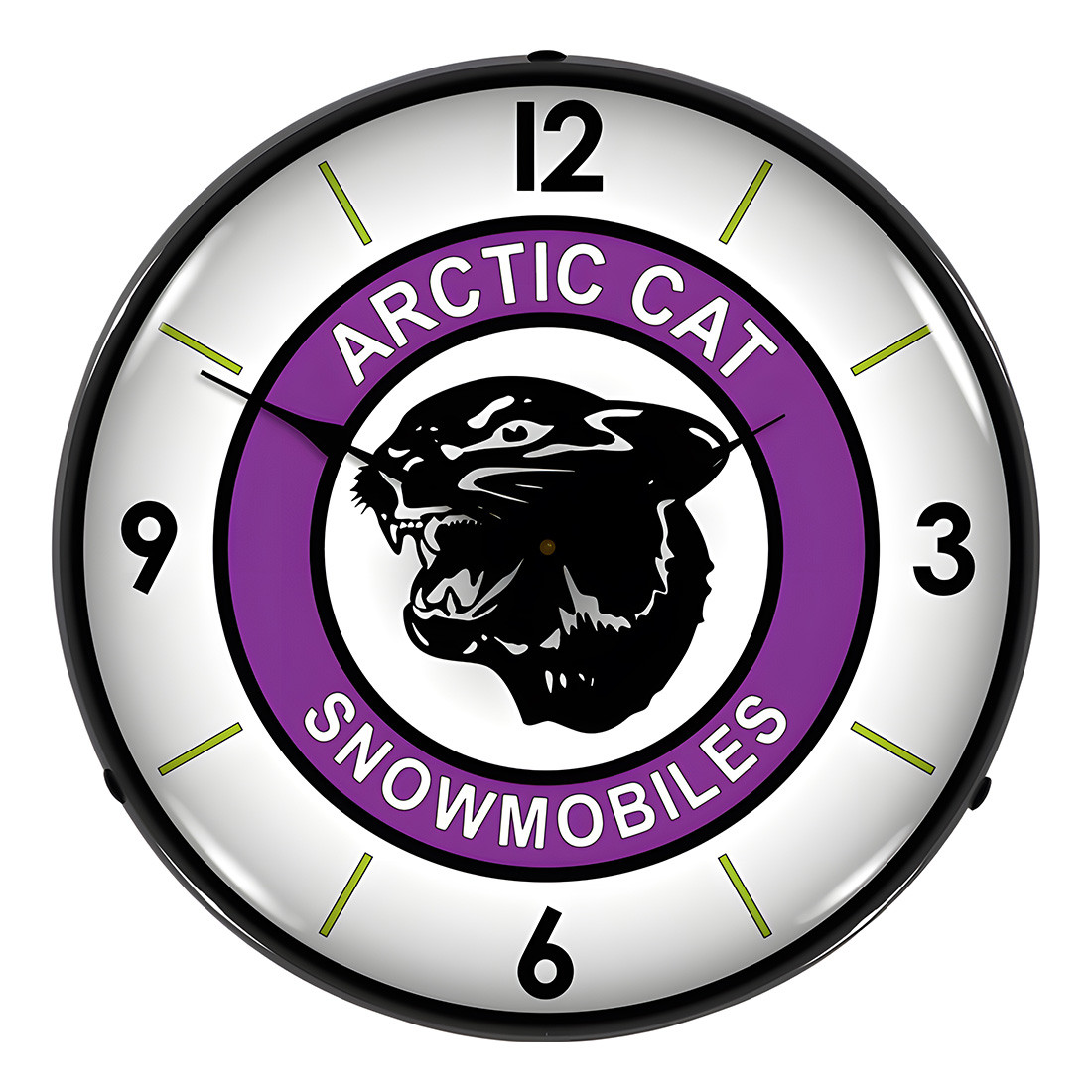 Arctic Cat Snowmobiles Backlit Wall Clock - Thumbnail 2