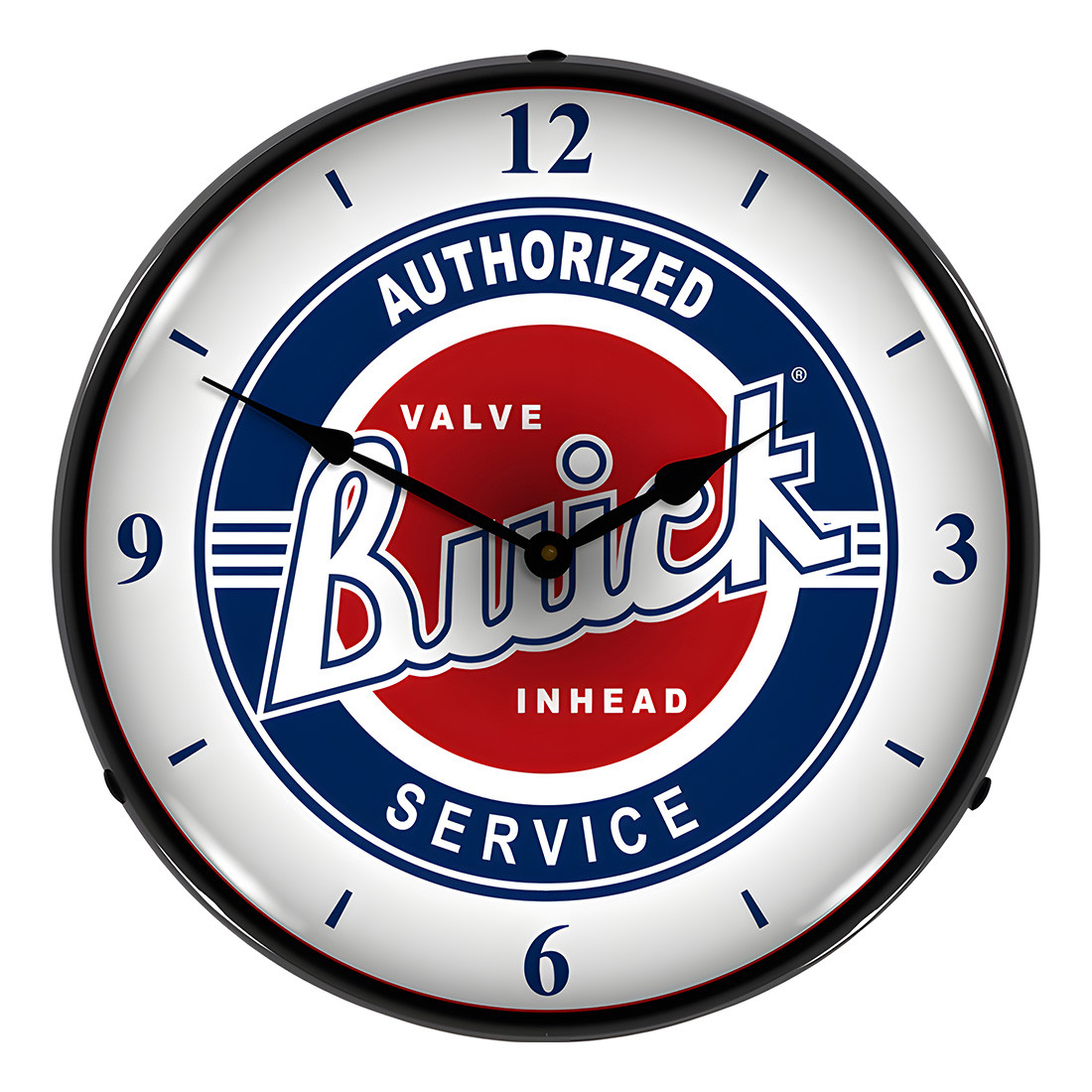 Collectable Sign and Clock Authorized Buick Service Backlit Wall Clock - Thumbnail 3