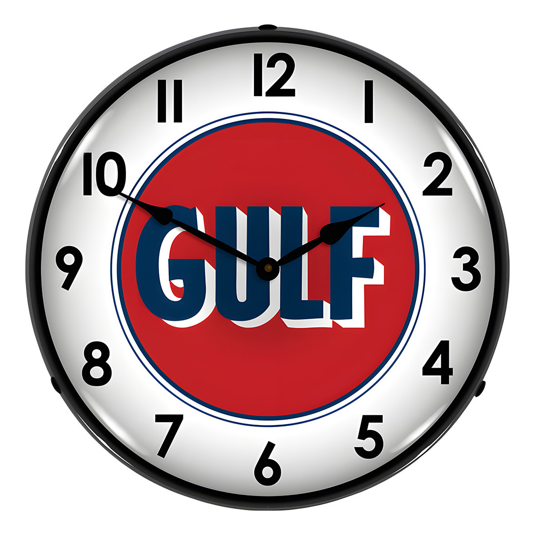 Collectable Sign and Clock Gulf 1960 Backlit Wall Clock - Thumbnail 3