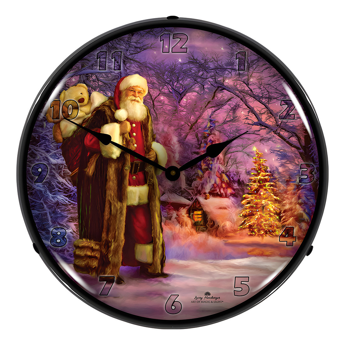 Collectable Sign and Clock Saint Nick Backlit Wall Clock - Thumbnail 2