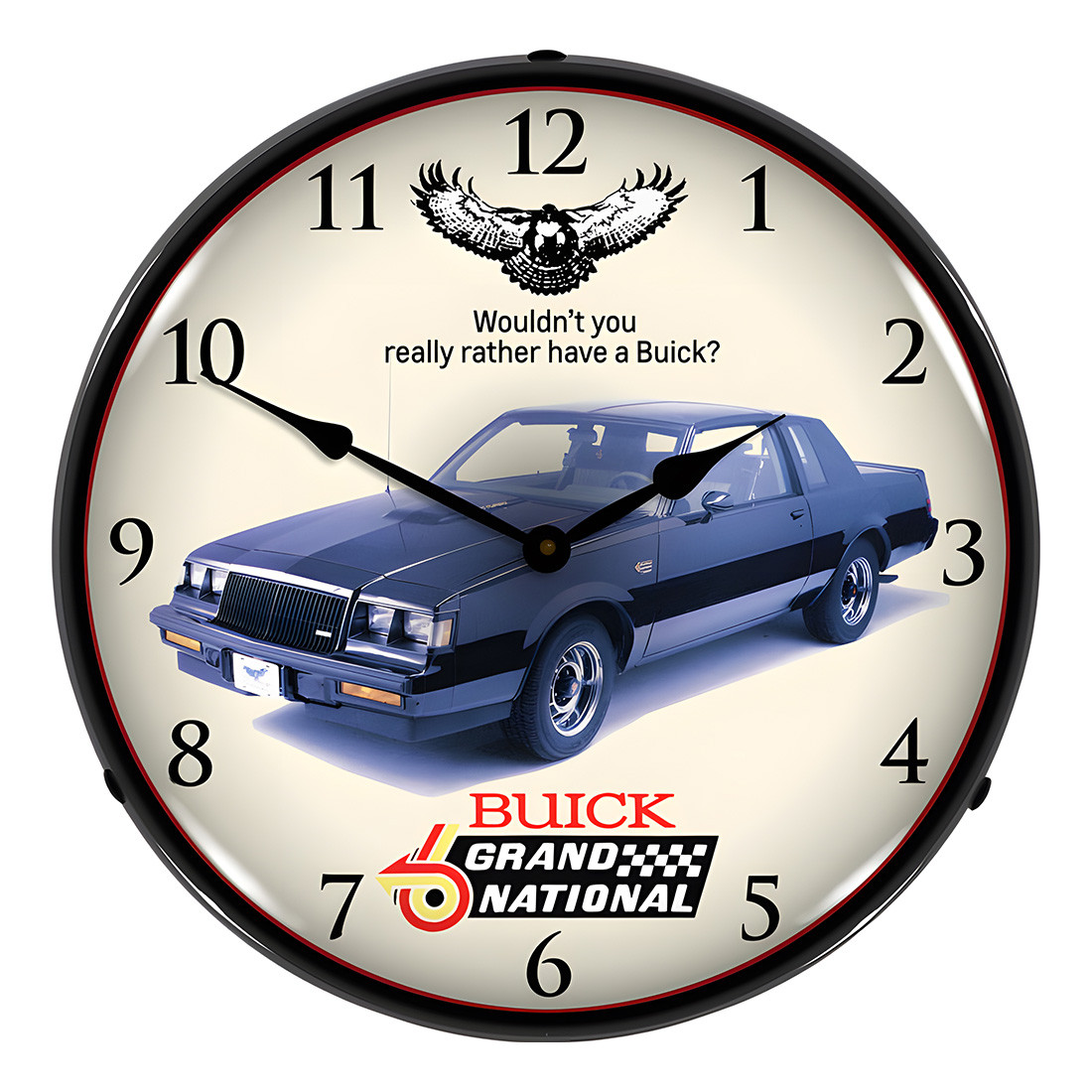Collectable Sign and Clock 1987 Buick Grand National Backlit Wall Clock