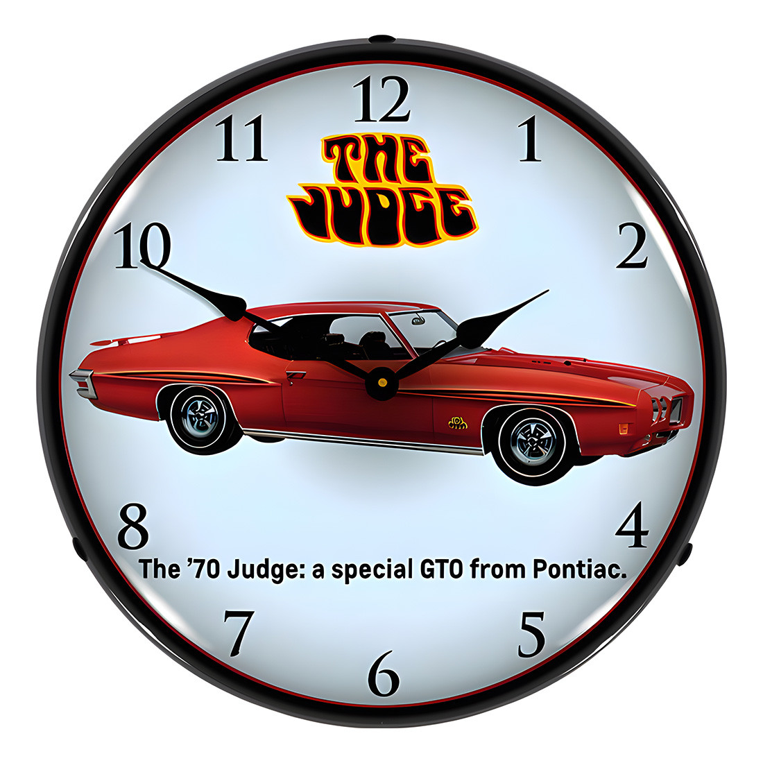 Collectable Sign and Clock 1970 GTO Judge Backlit Wall Clock - Thumbnail 3