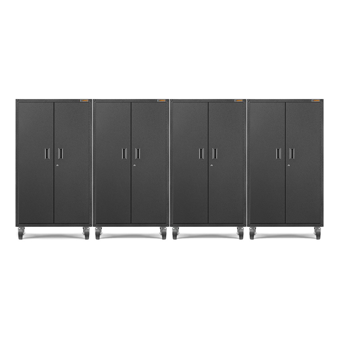 4 x Gladiator Ready-to-Assemble Mobile Storage Cabinet (Hammered Granite) - Thumbnail 4