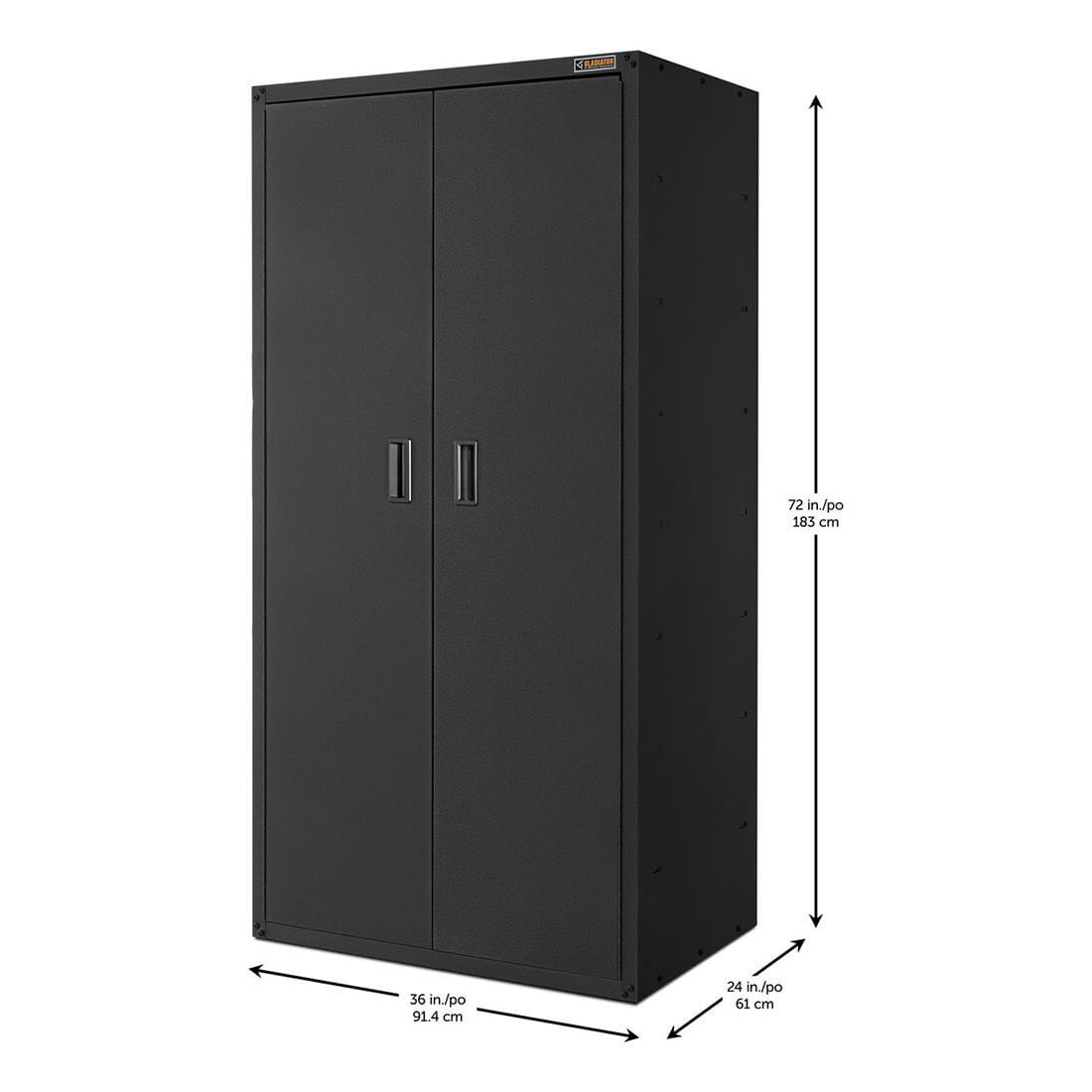 4 x Gladiator Ready-to-Assemble All-Season GearCloset (Hammered Granite) - Thumbnail 5