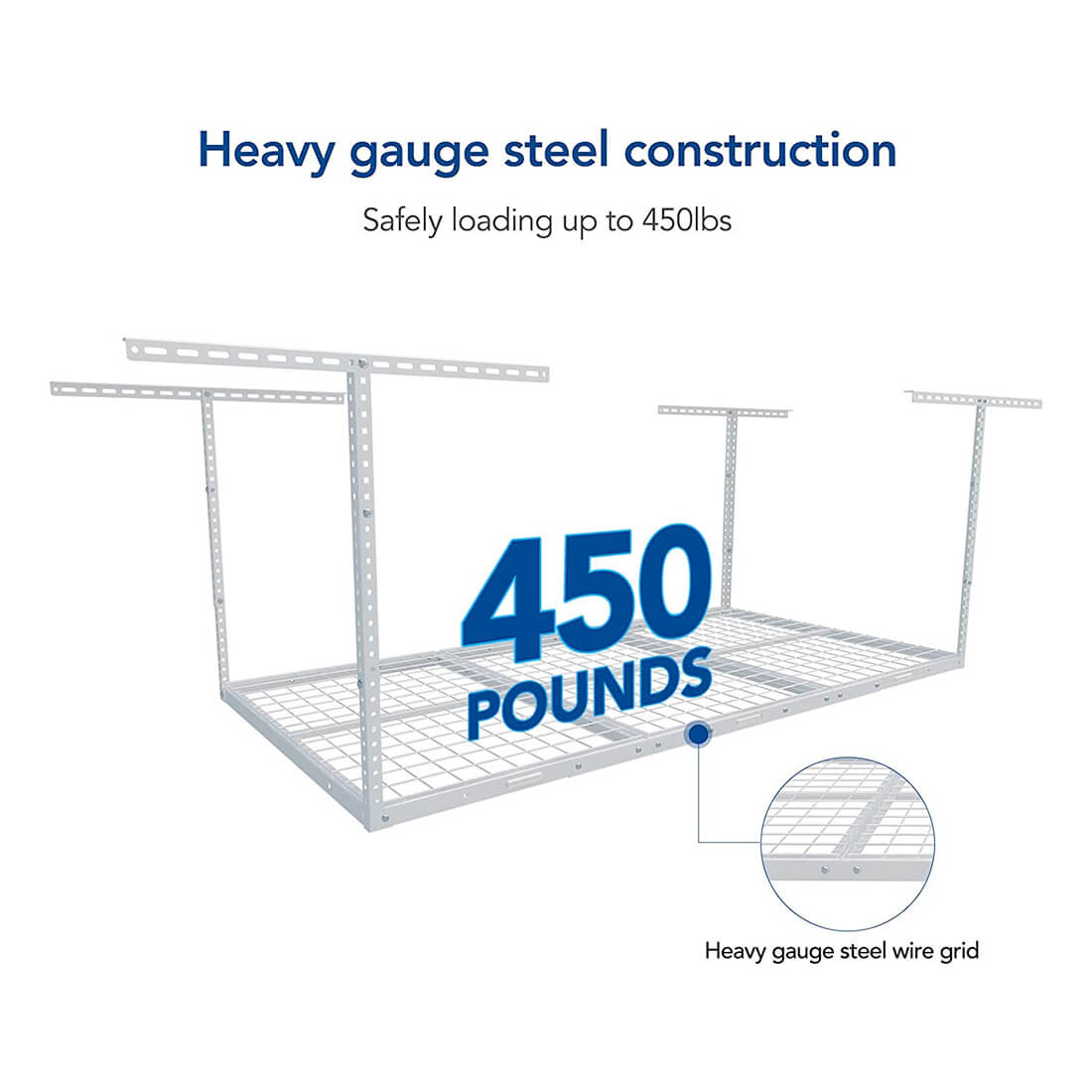 Fleximounts 4' x 6' Overhead Storage Rack - Thumbnail 3