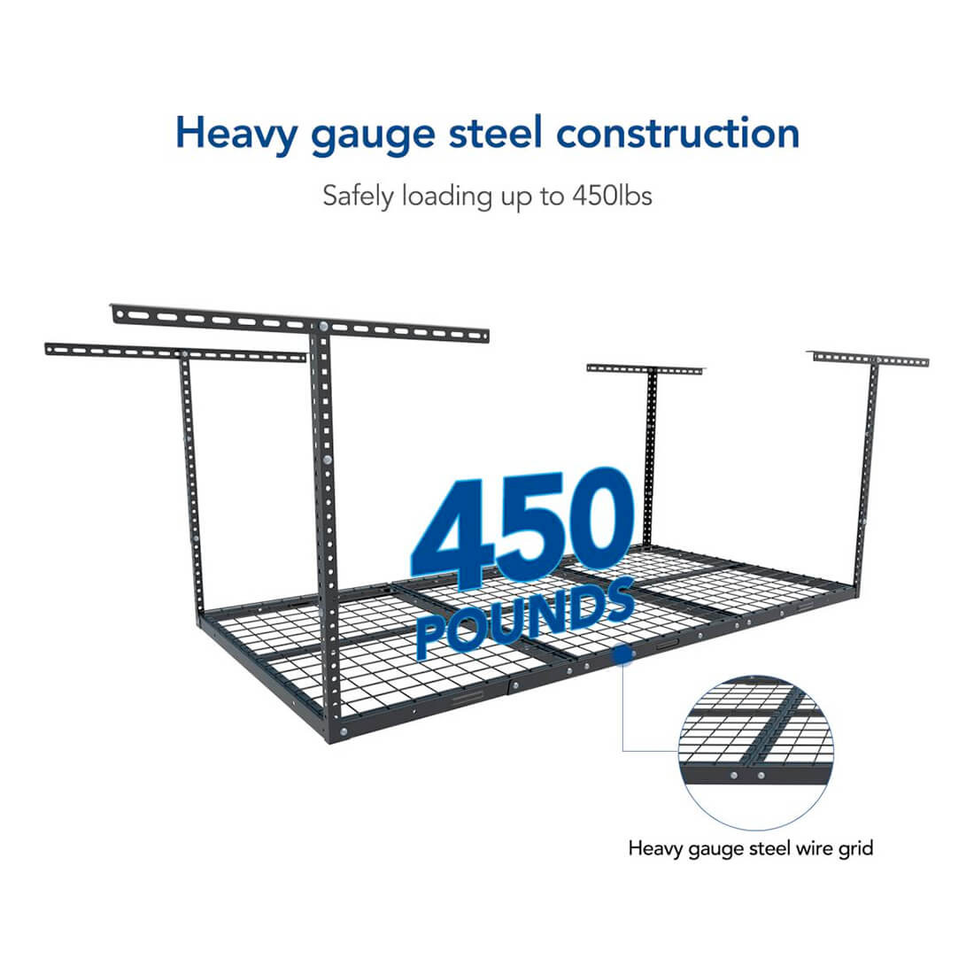 Fleximounts 4' x 6' Overhead Storage Rack - Thumbnail 3