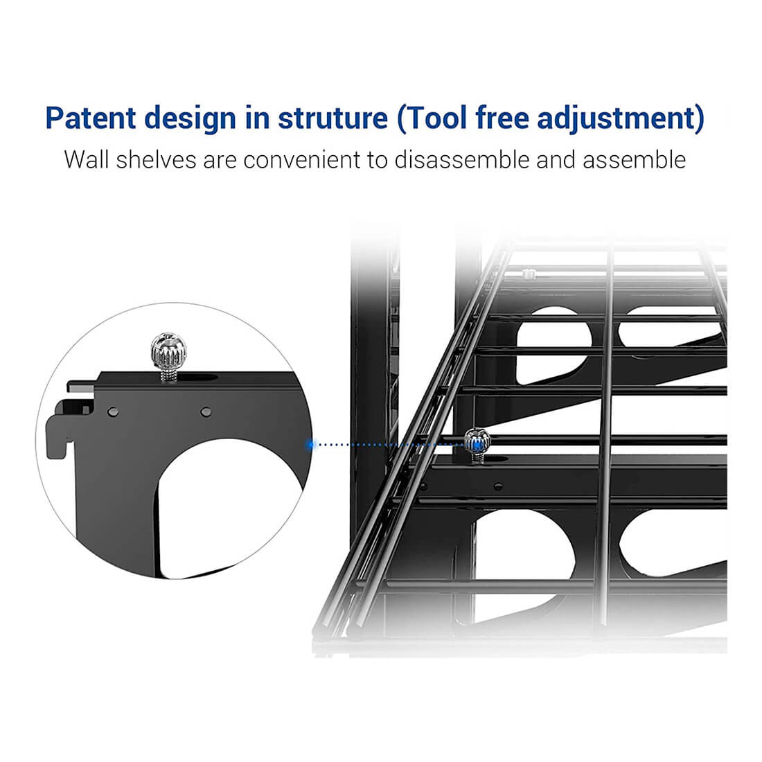 Fleximounts 3-Tier 1' x 4' Adjustable Wall Mounted Shelves - Thumbnail 5