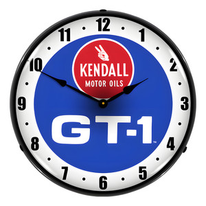 Kendall Motor Oils GT-1 Backlit Wall Clock