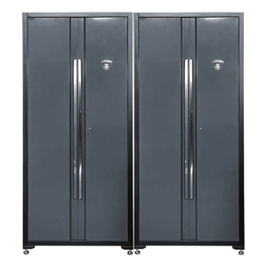 Two Dragonfire Tools Heavy-Duty Garage Locker Cabinet Two Dragonfire Tools Heavy-Duty Garage Locker Cabinet