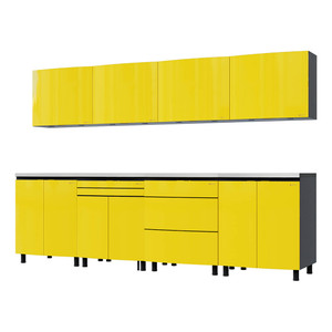 Contur Vespa Yellow Garage Cabinet System Contur Vespa Yellow Garage Cabinet System