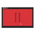 Armadillo Tough Red Wall Cabinet
